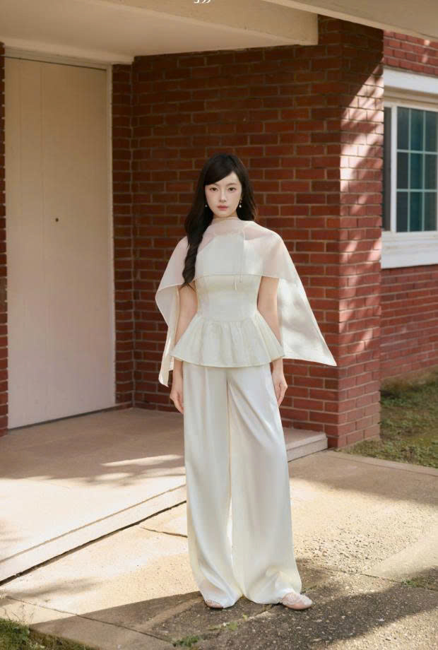 Áo yếm nhún chân đuôi cá